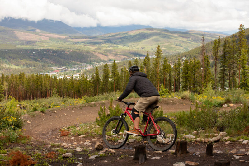 Mountain biking in Breckenridge