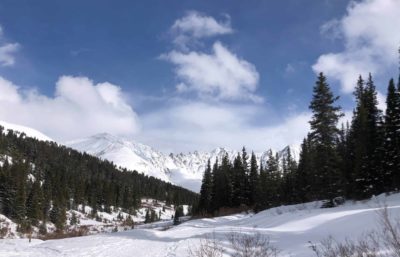 A ski run at Breckenridge Ski Resort