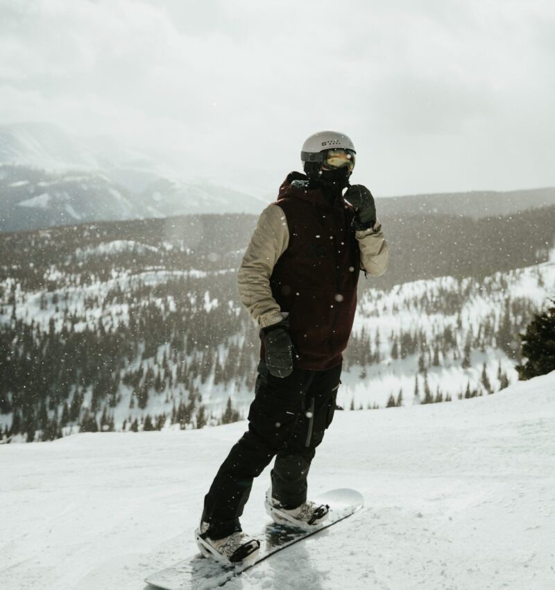 Snowboarder in Breckenridge