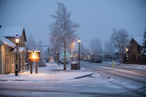 Breckenridge, Colorado covered in snow